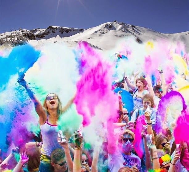 Rendi l’inverno coloratissimo: Snow Holi Color Festival, Snow Color Run…